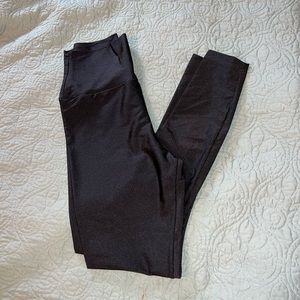 American apparel shiny leggings